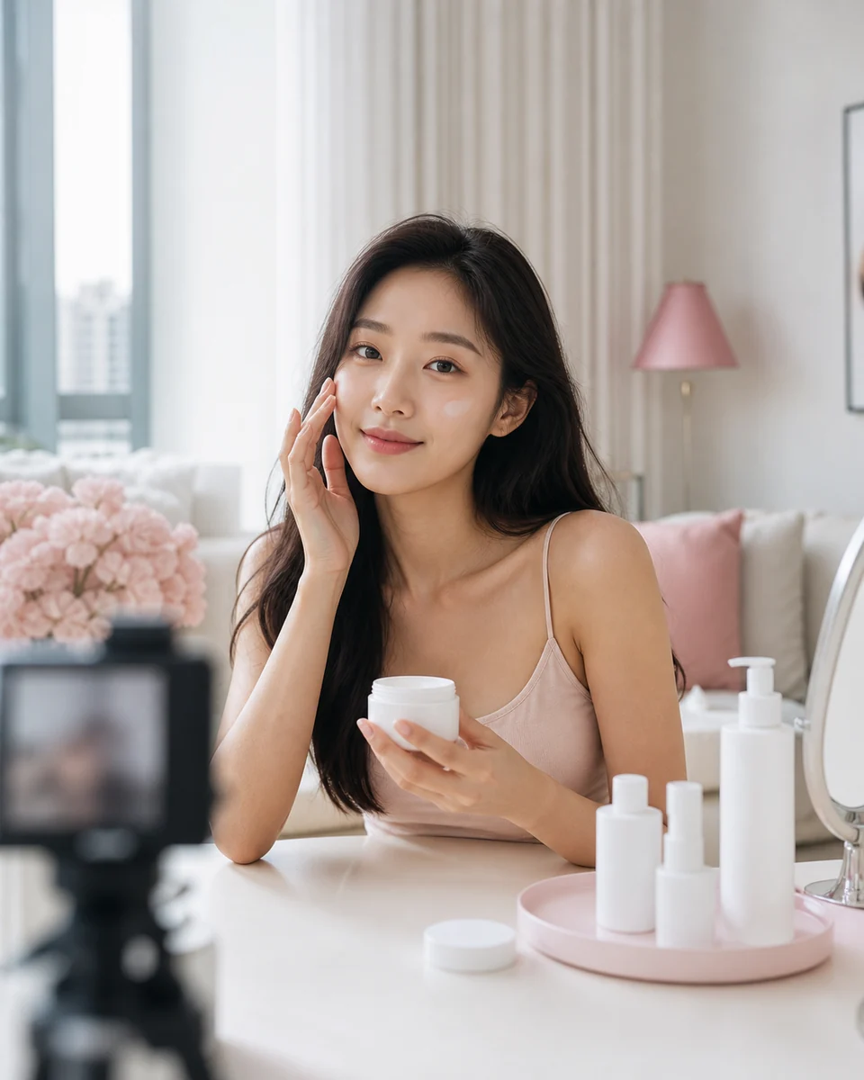 AI-generated beauty creator